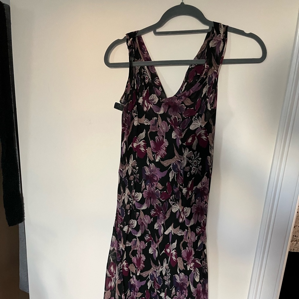 Papell Boutique vintage 90s evening dress. 100% SILK!!